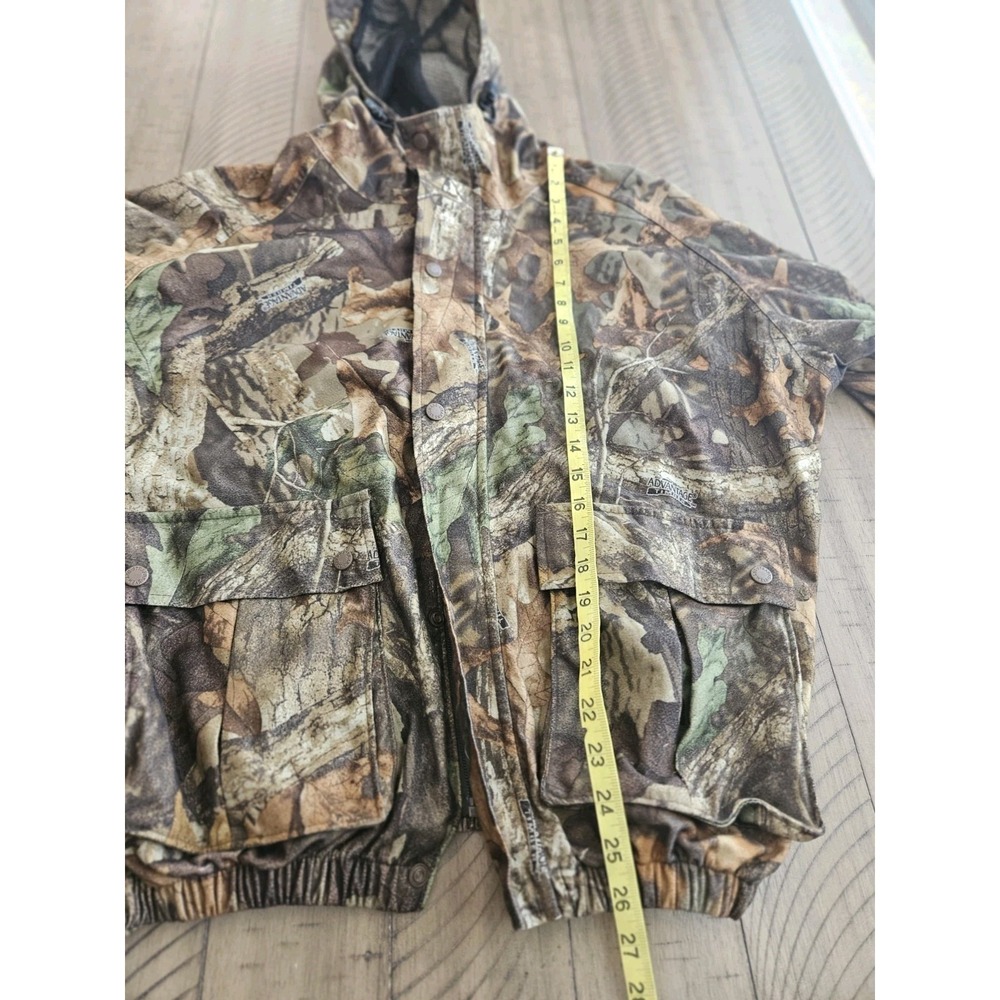 Mad Dog Gear Camo Hooded Hunting Jacket M Full Zip Pocket Outdoor Duck Gorpcore - Picture 14 of 16